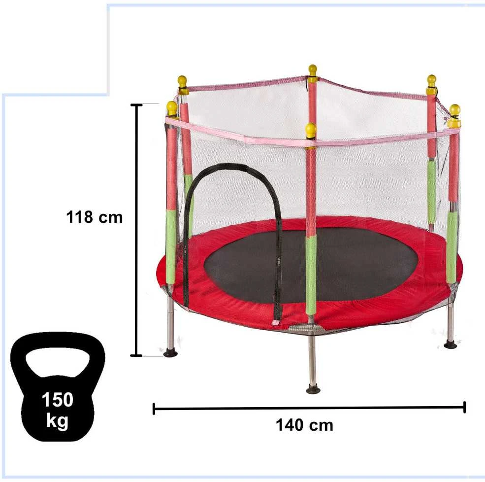 Vaikų sodo batutas 140 cm raudonas