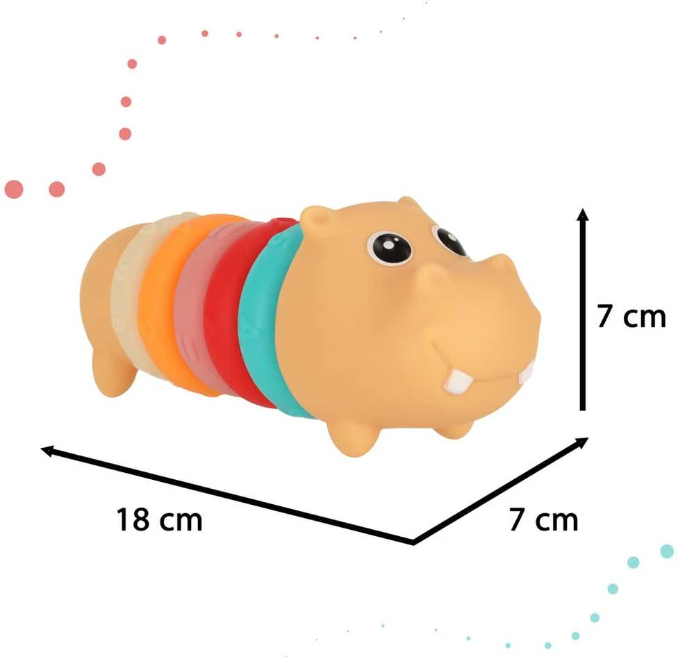 Hippo sensoriniai blokai edukaciniai minkšti galvosūkiai