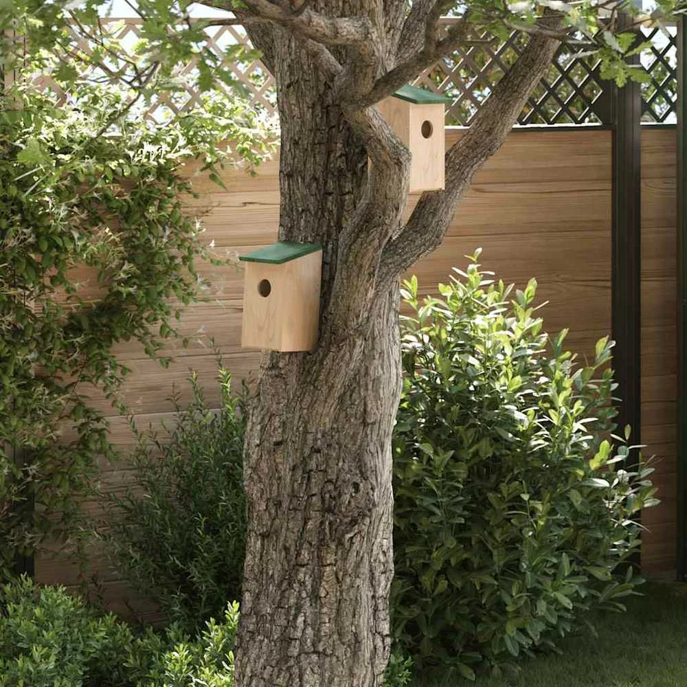 Inkilai paukščiams, 10vnt., 12x12x22cm, eglės masyvas