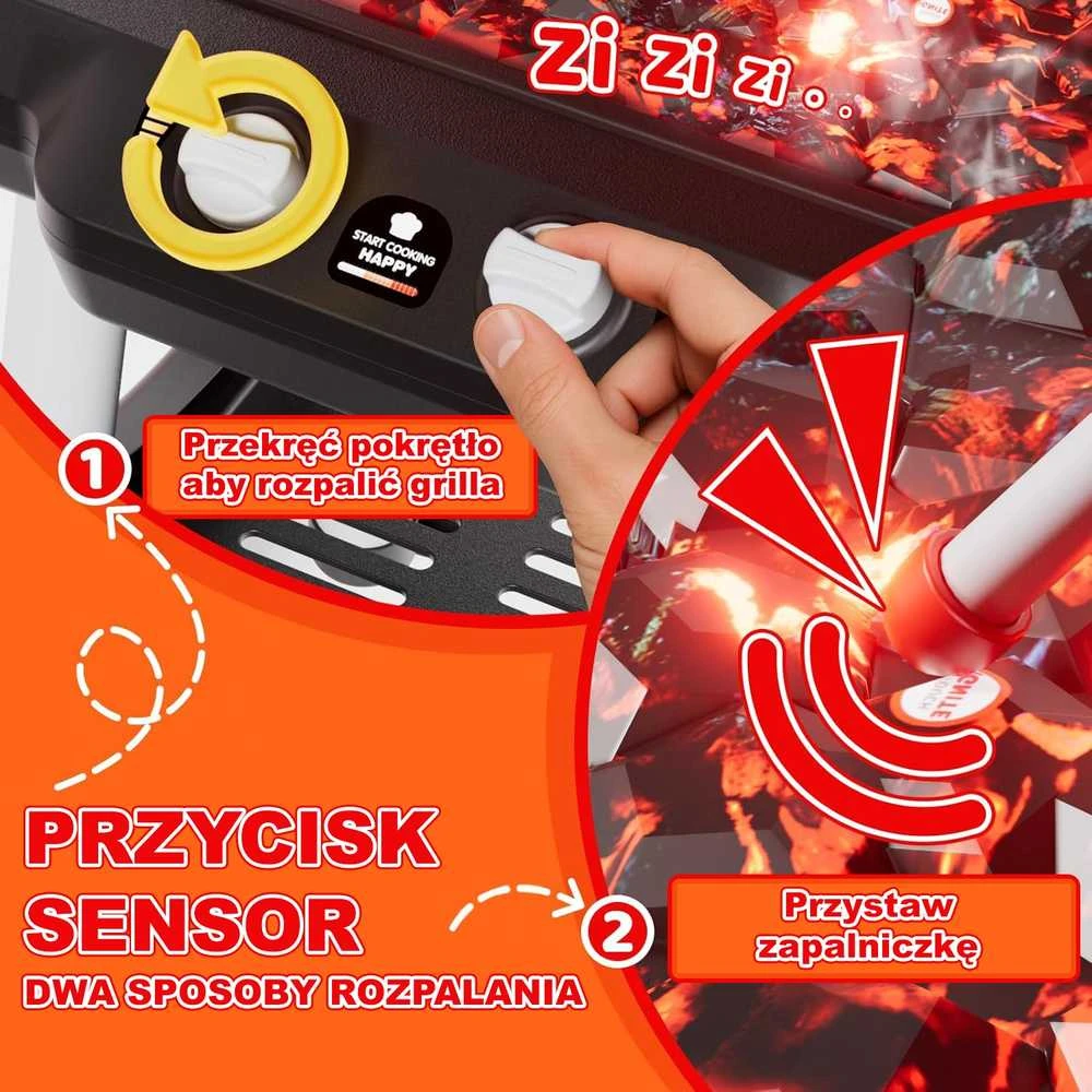 Interaktyvi grilinė–barbekiu virtuvėlė WOOPIE XL