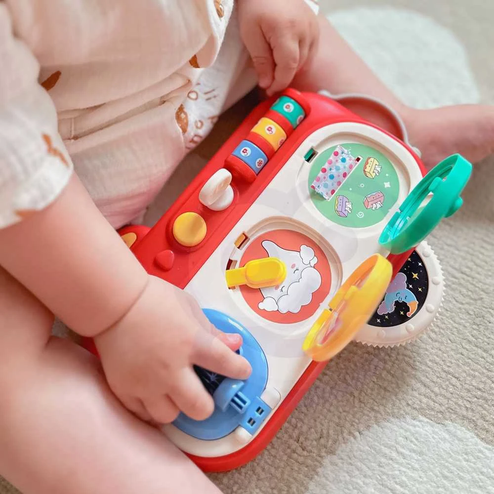Interaktyvi manipuliacinė edukacinė žaislų lenta WOOPIE BABY