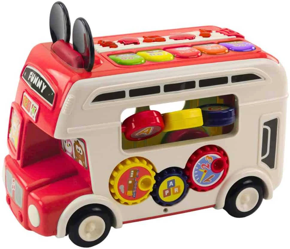 Lean Toys Interaktyvus edukacinis autobusas