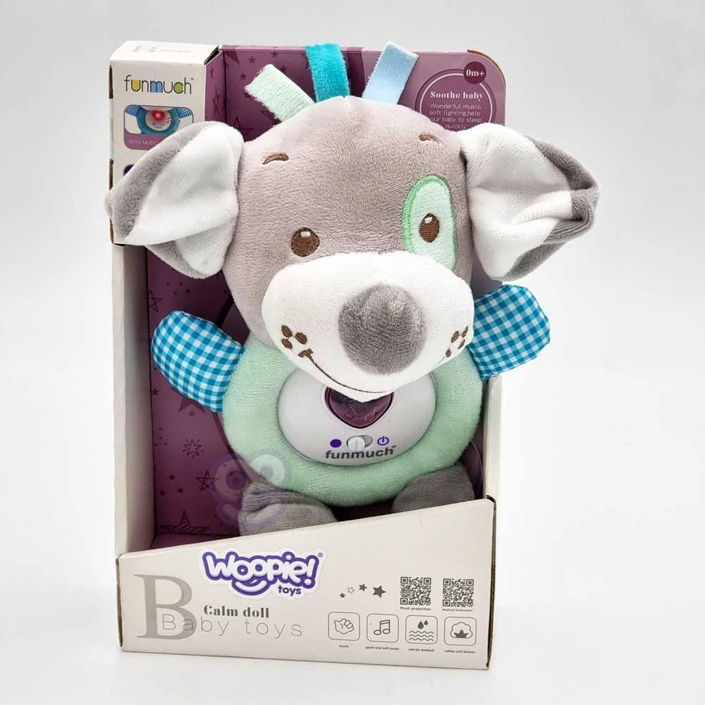 Woopie Baby WOOPIE Interaktyvi Pliušinė Lėlė - Šviesos ir Garso Pliušinis Šuo
