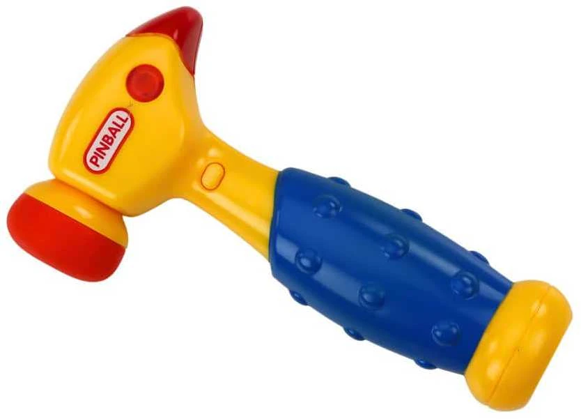 Lean Toys Interaktyvus vaikų žaislas su plaktuku ir spalvotais kamuoliukais