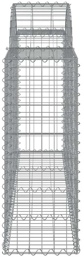 Išlenkti gabiono krepšiai, 50vnt., 200x30x80/100cm, geležis