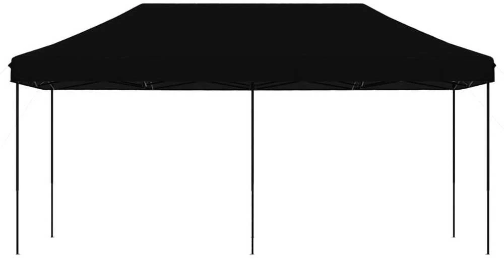 Išskleidžiama proginė palapinė, juodos spalvos, 580x292x315cm