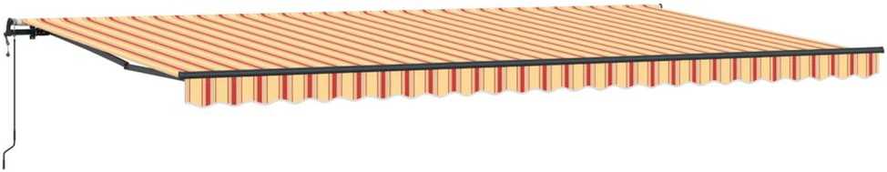 Ištraukiama markizė Geltona ir Oranžinė 600 × 300 cm