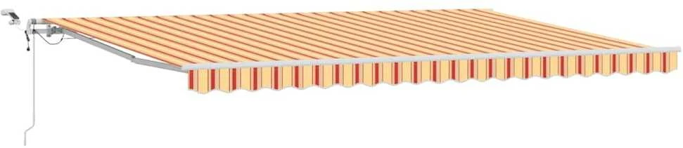 Ištraukiama markizė Geltona ir Oranžinė 500 × 350 cm