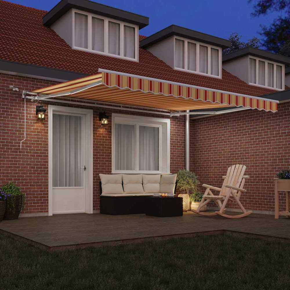 Ištraukiama markizė Geltona ir Oranžinė 400 × 300 cm