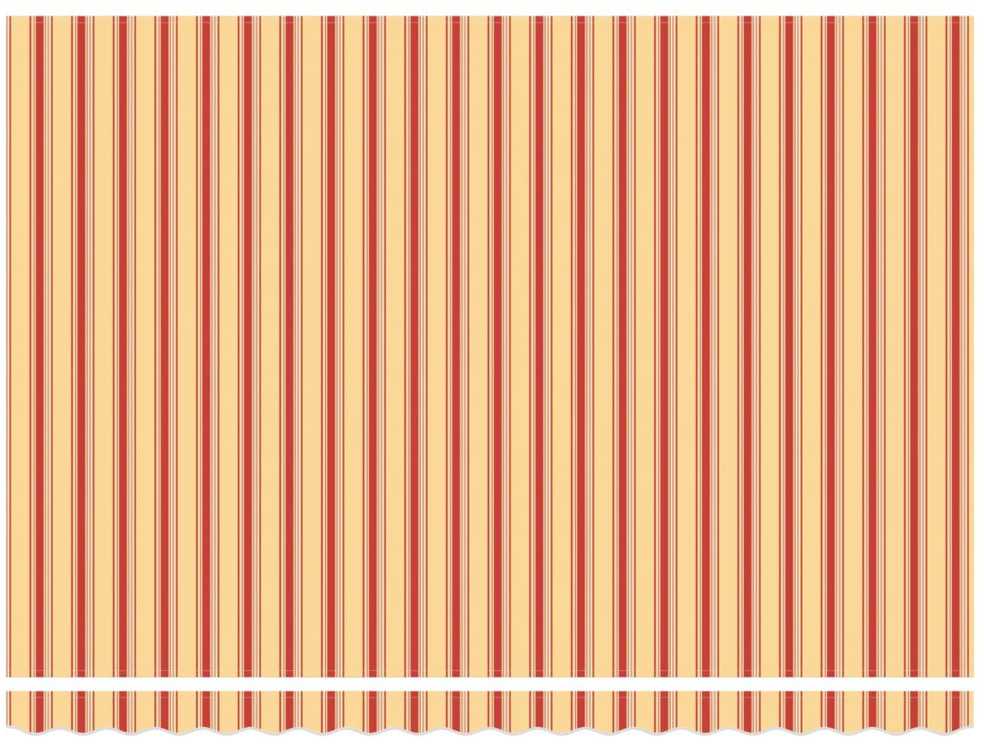 Ištraukiama markizė Geltona ir Oranžinė 450 × 350 cm
