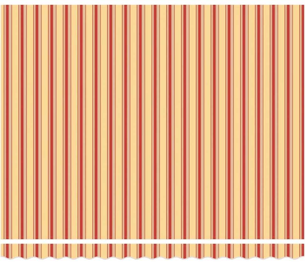 Ištraukiama markizė Geltona ir Oranžinė 400 × 300 cm