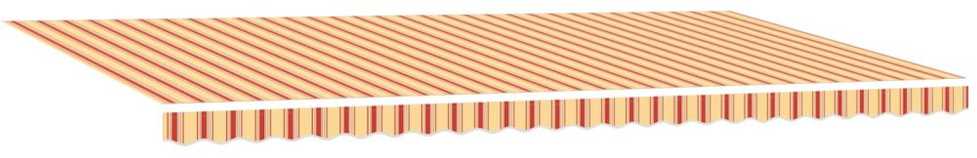Ištraukiama markizė Geltona ir Oranžinė 600 × 300 cm