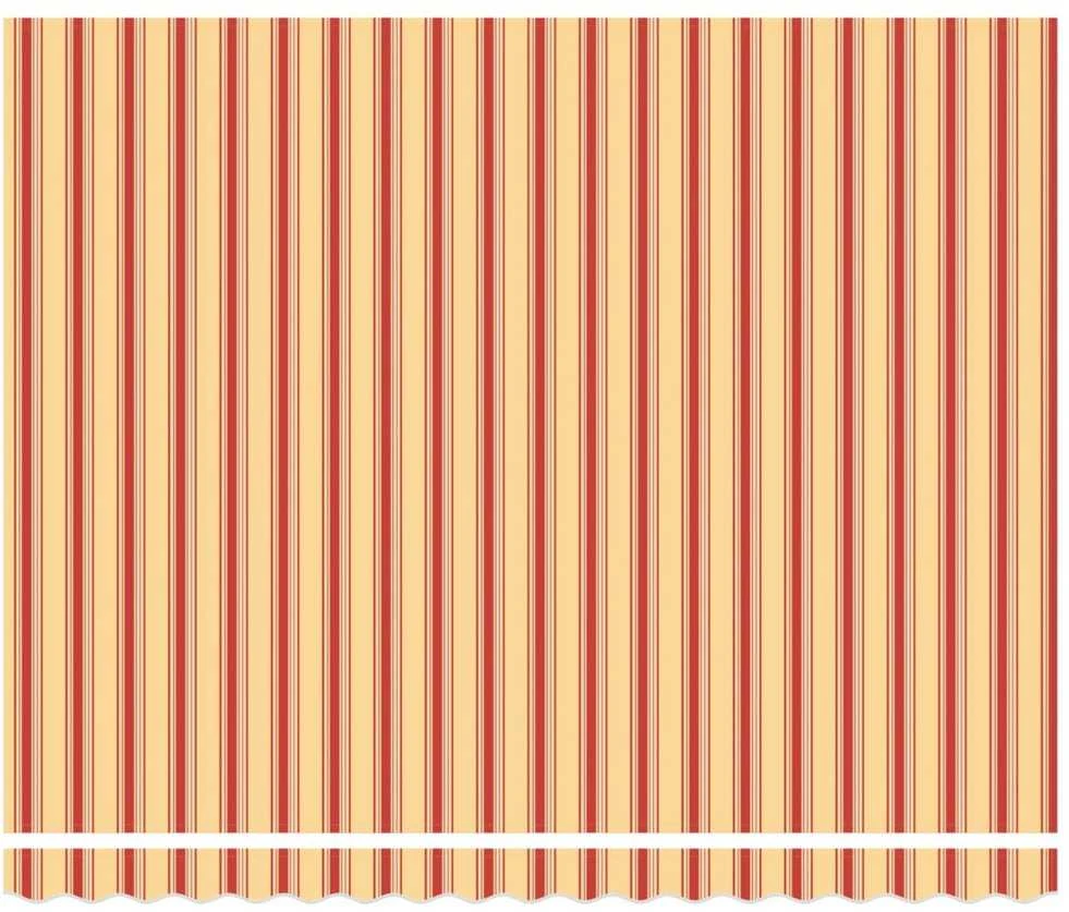 Ištraukiama markizė Geltona ir Oranžinė 400 × 350 cm