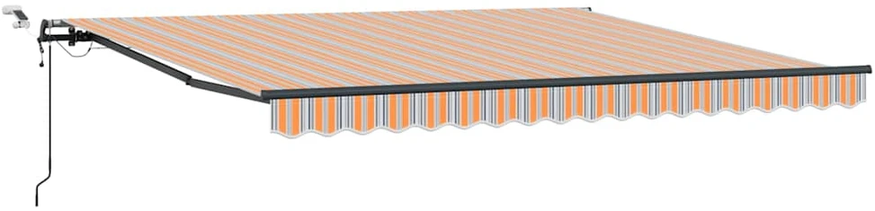 Ištraukiama markizė Įvairiaspalvis 400 × 350 cm Poliesteris