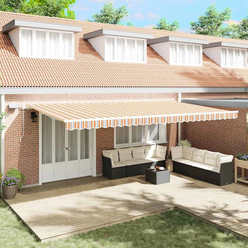 Ištraukiama markizė Įvairiaspalvis 600 × 350 cm