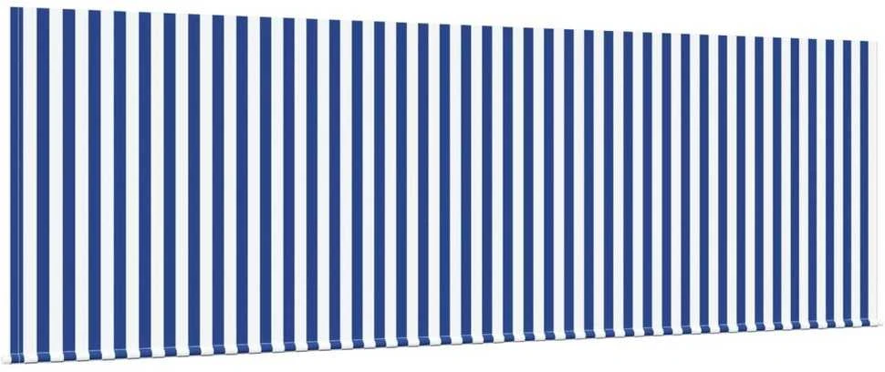 Ištraukiama markizė Mėlyna ir balta 350 x 200 cm