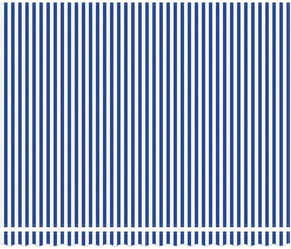 Markizės rėmas Mėlyna ir balta 400 × 300 cm