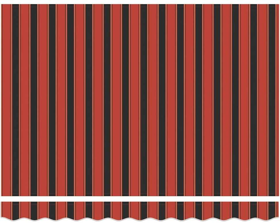 Ištraukiama markizė, oranžinė/ruda, 3,5x2,5m, audinys/aliuminis