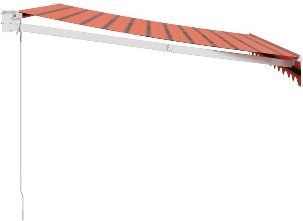 Ištraukiama markizė, oranžinė/ruda, 3,5x2,5m, audinys/aliuminis