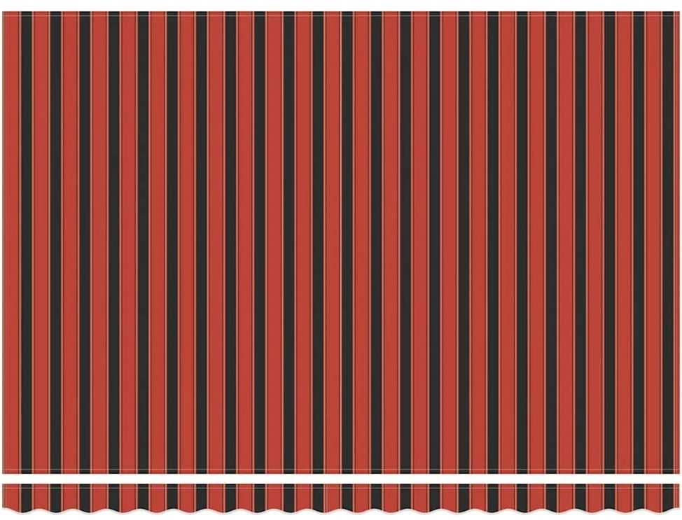 Ištraukiama markizė, oranžinė/ruda, 4,5x3m, audinys/aliuminis