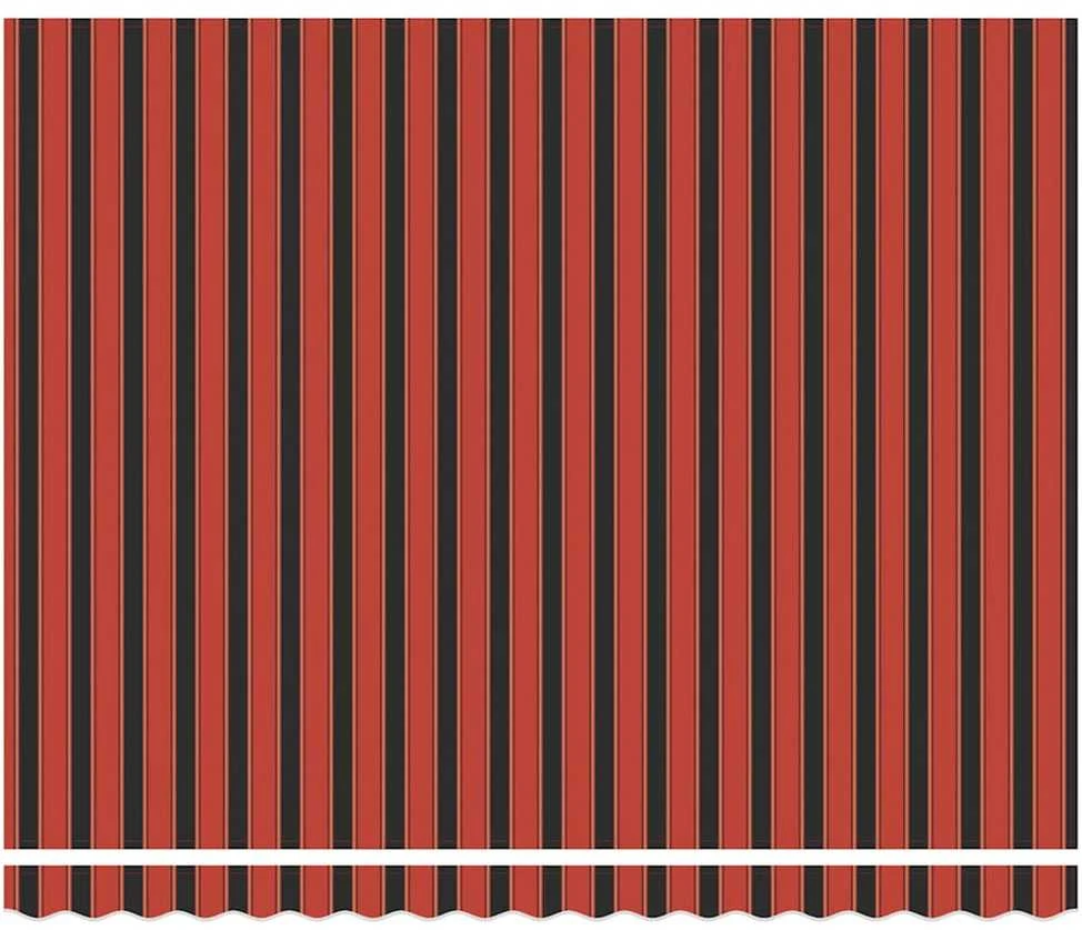 Ištraukiama markizė, oranžinė/ruda, 4x3m, audinys ir aliuminis