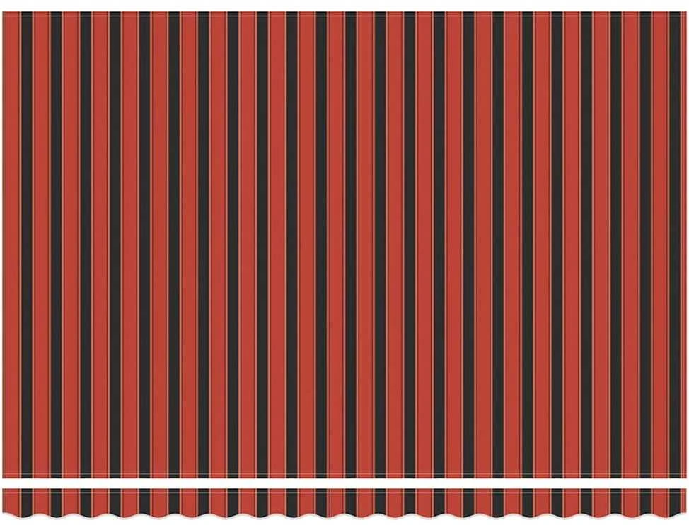 Ištraukiama markizė, oranžinė/ruda, 4x3m, audinys ir aliuminis