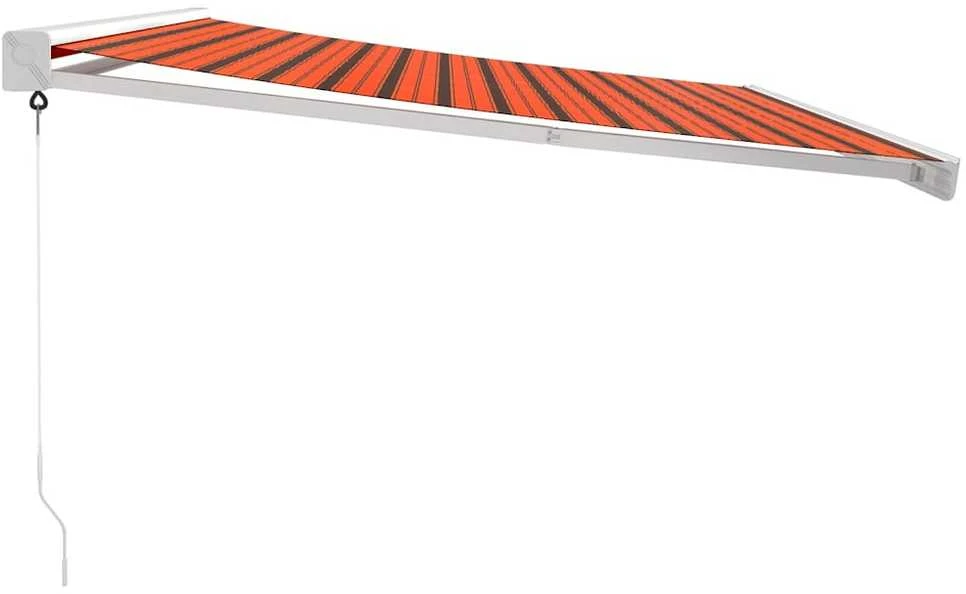 Ištraukiama markizė, oranžinė/ruda, 4x3m, audinys ir aliuminis