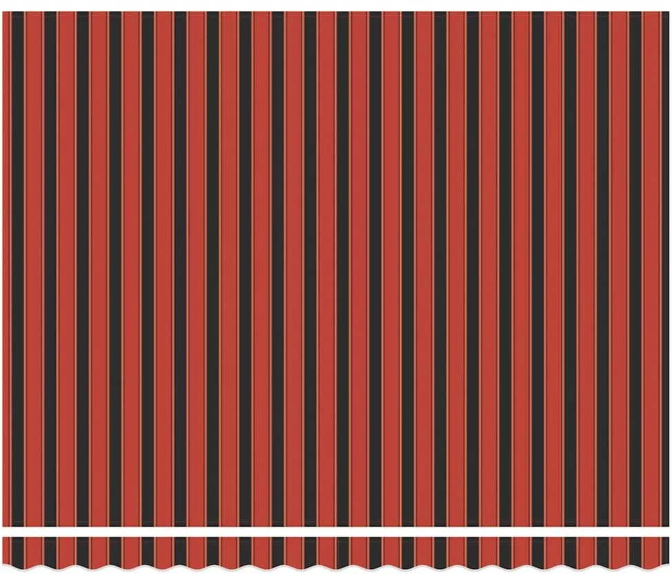 Ištraukiama markizė, oranžinė/ruda, 4x3m, audinys ir aliuminis