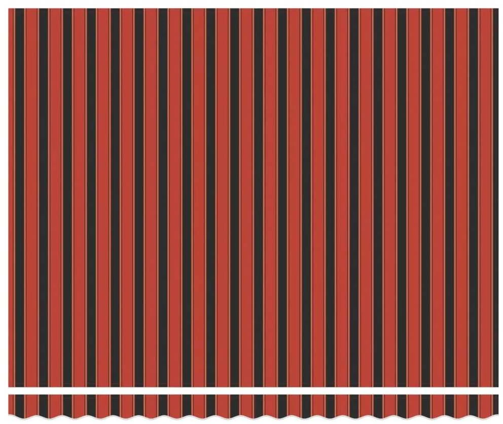 Ištraukiama markizė Oranžinis ir Juodas 400 × 300 cm
