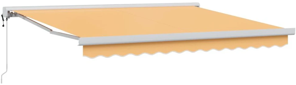Ištraukiama markizė Smėlio 300 x 250 cm Audinys ir metalas