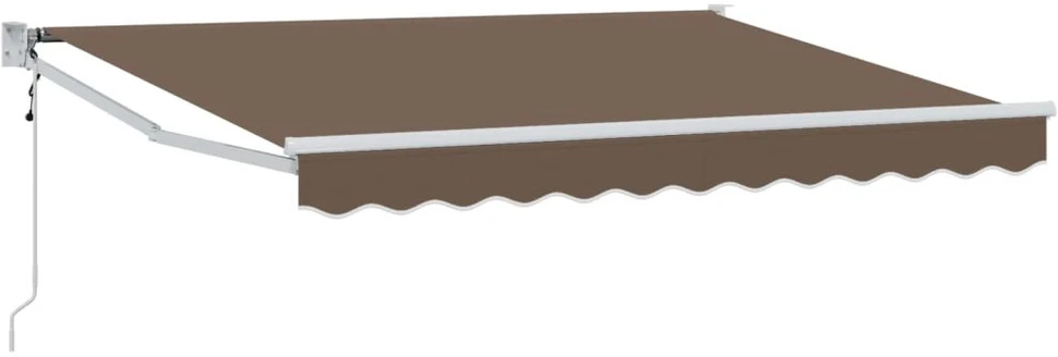 Ištraukiama markizė Taupe 3 x 2,5 m Poliesteris ir Metalas