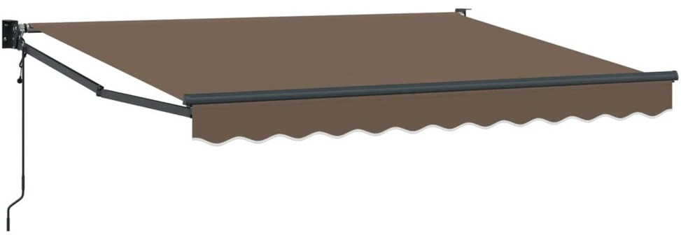 Ištraukiama markizė Taupe 3,5 x 2,5 m Poliesteris ir Metalas
