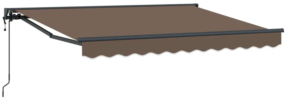 Ištraukiama markizė Taupe 5 x 3 m Poliesteris ir aliuminis