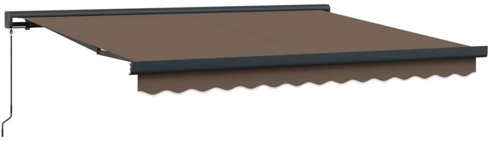 Ištraukiama markizė Taupe 500 × 300 cm Audinys ir aliuminis
