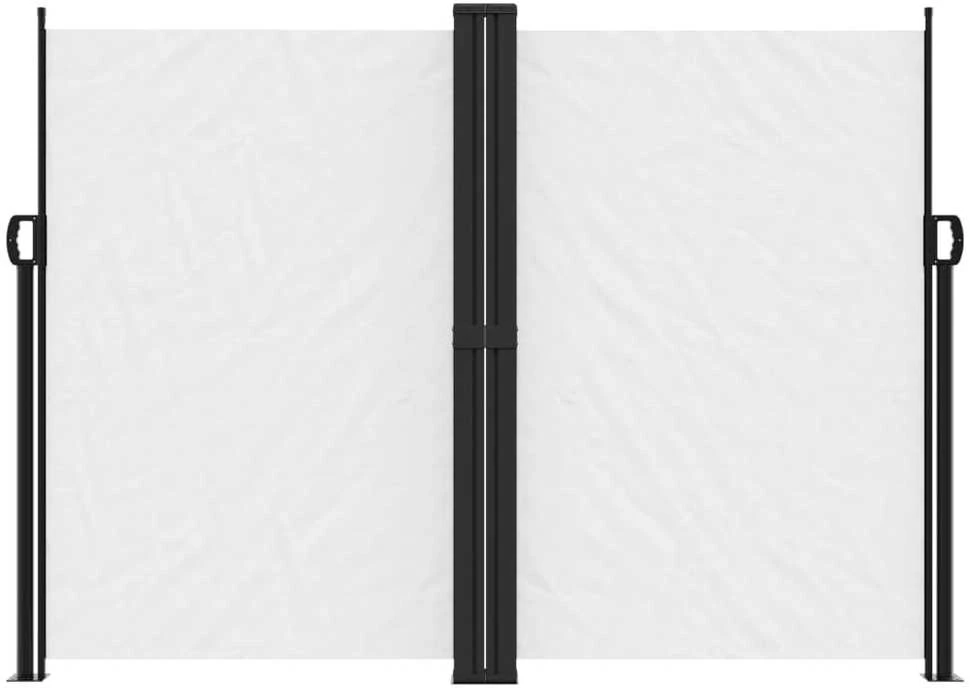 Ištraukiama šoninė markizė, baltos spalvos, 180x600cm