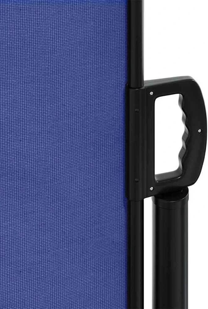 Ištraukiama šoninė markizė, mėlynos spalvos, 117x300cm