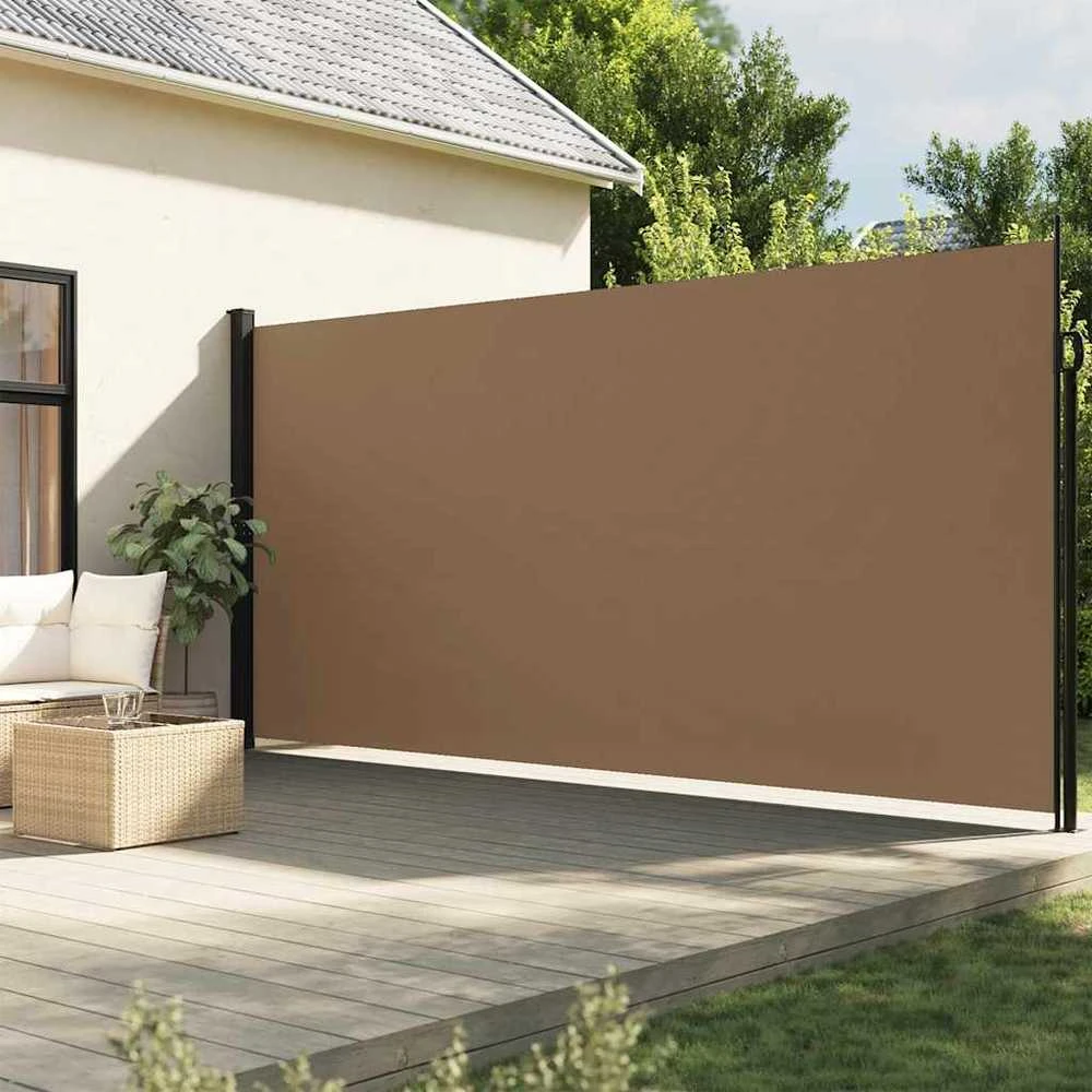 Ištraukiama šoninė markizė, taupe spalvos, 200x500cm