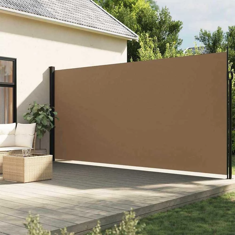 Ištraukiama šoninė markizė, taupe spalvos, 220x500cm