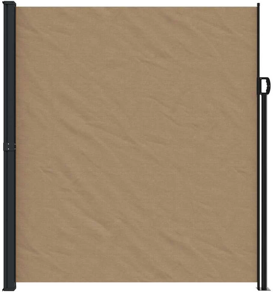 Ištraukiama šoninė markizė, taupe spalvos, 220x600cm