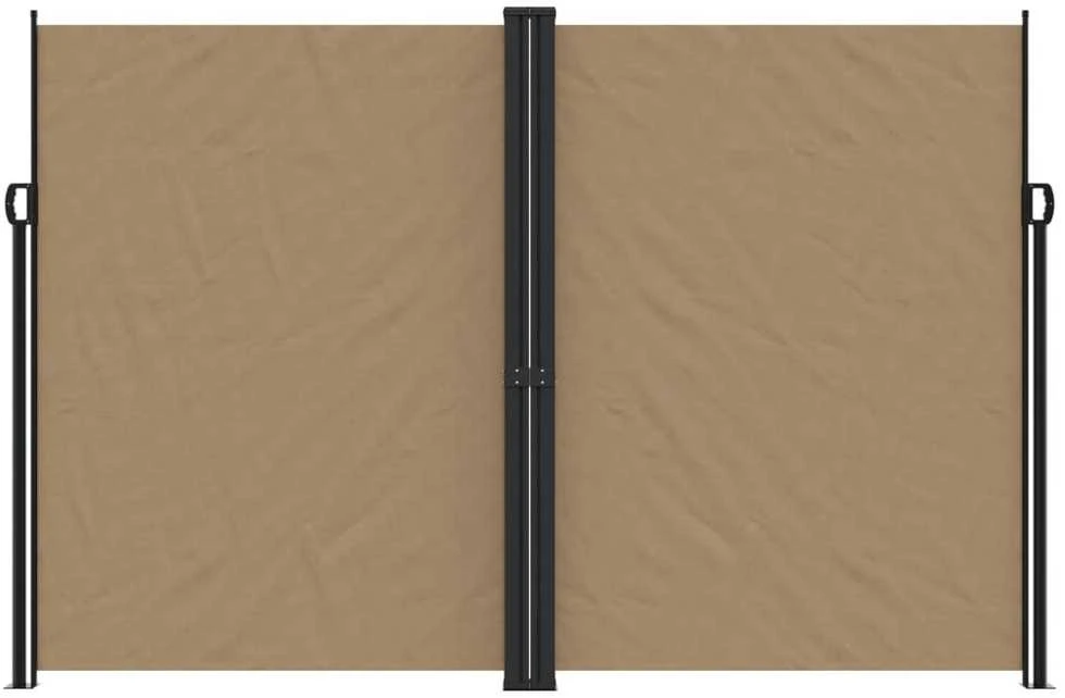 Ištraukiama šoninė pertvara, taupe spalvos, 220x1000cm