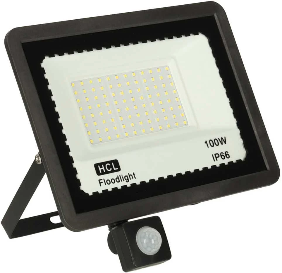 Ikonka Lauko LED prožektorius su judesio jutikliu, 100W