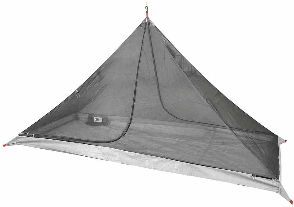 Stovyklavimo palapinė, oranžinė, vienvietė, tipi dizaino