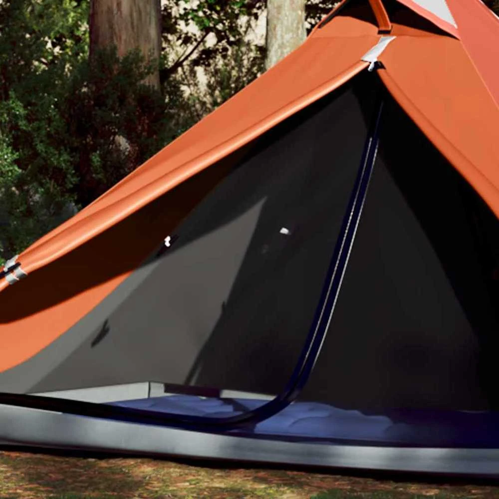 Stovyklavimo palapinė, oranžinė, vienvietė, tipi dizaino