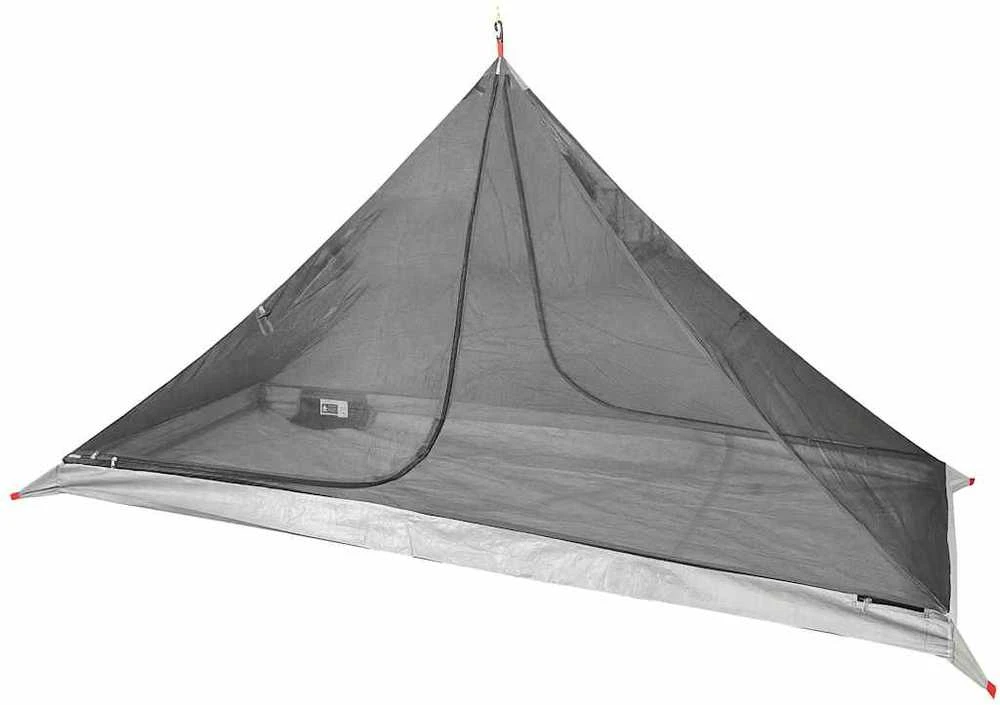 Stovyklavimo palapinė, žalia, vienvietė, tipi dizaino