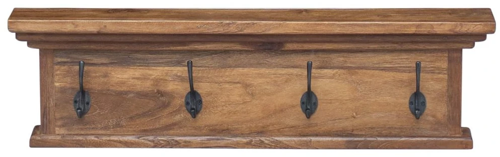 Prikabinamas paltas Natūrali 70 x 10 x 20 cm Kieto teka medžio