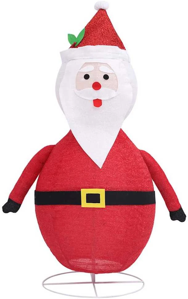 Kalėdinė dekoracija Kalėdų Senelis, 120cm, audinys, LED