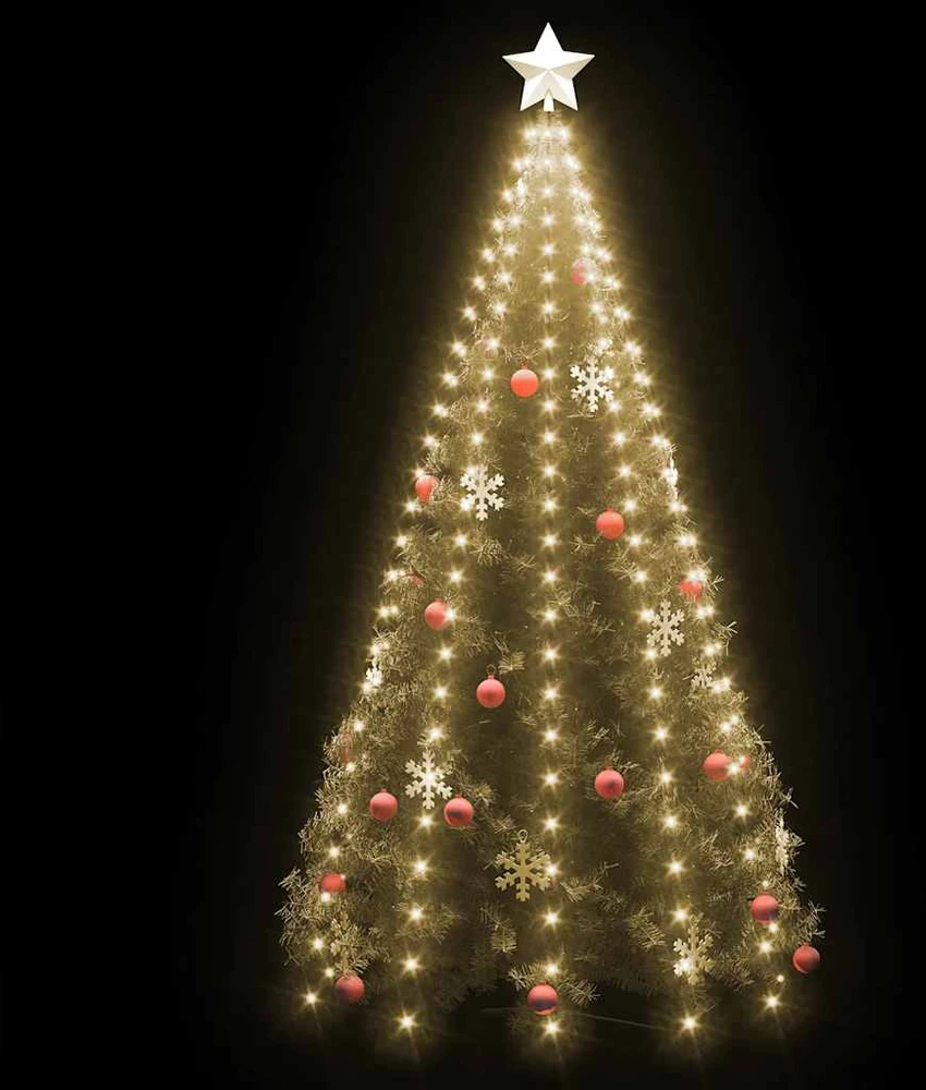 Kalėdinė girlianda eglutei-tinklas su 250 LED lempučių, 250cm