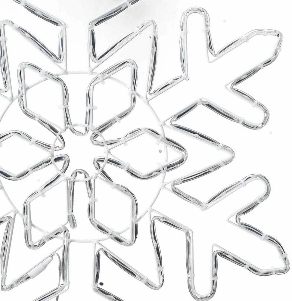 Kalėdinis snaigė 156 LED Mėlyna 55.5 x 55.5 x 0.75cm PVC