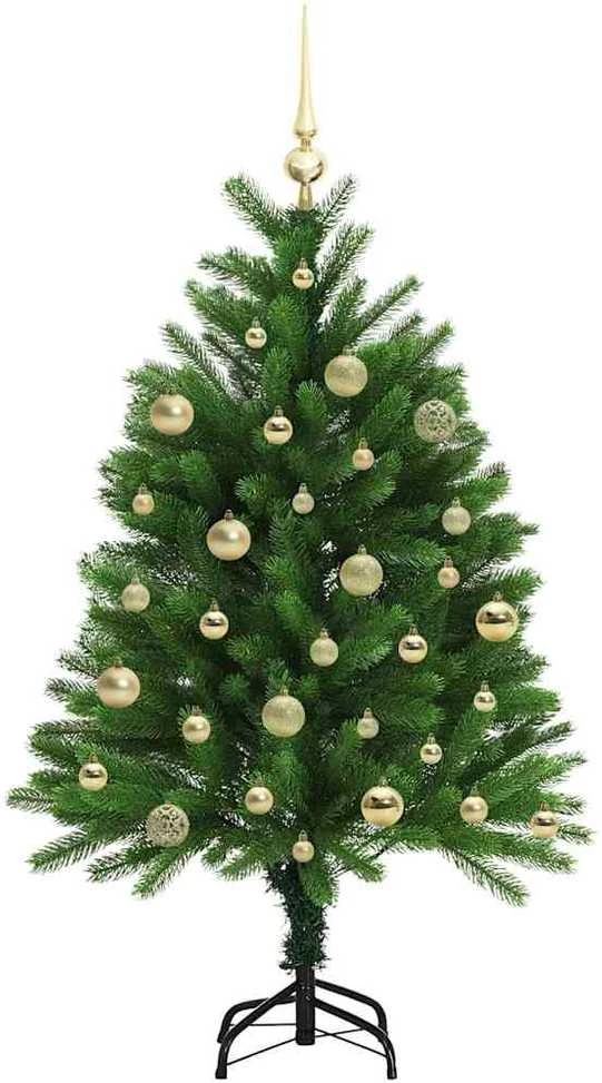 Kalėdų eglutė su 150 LED s stovu Žalia 120 cm PE