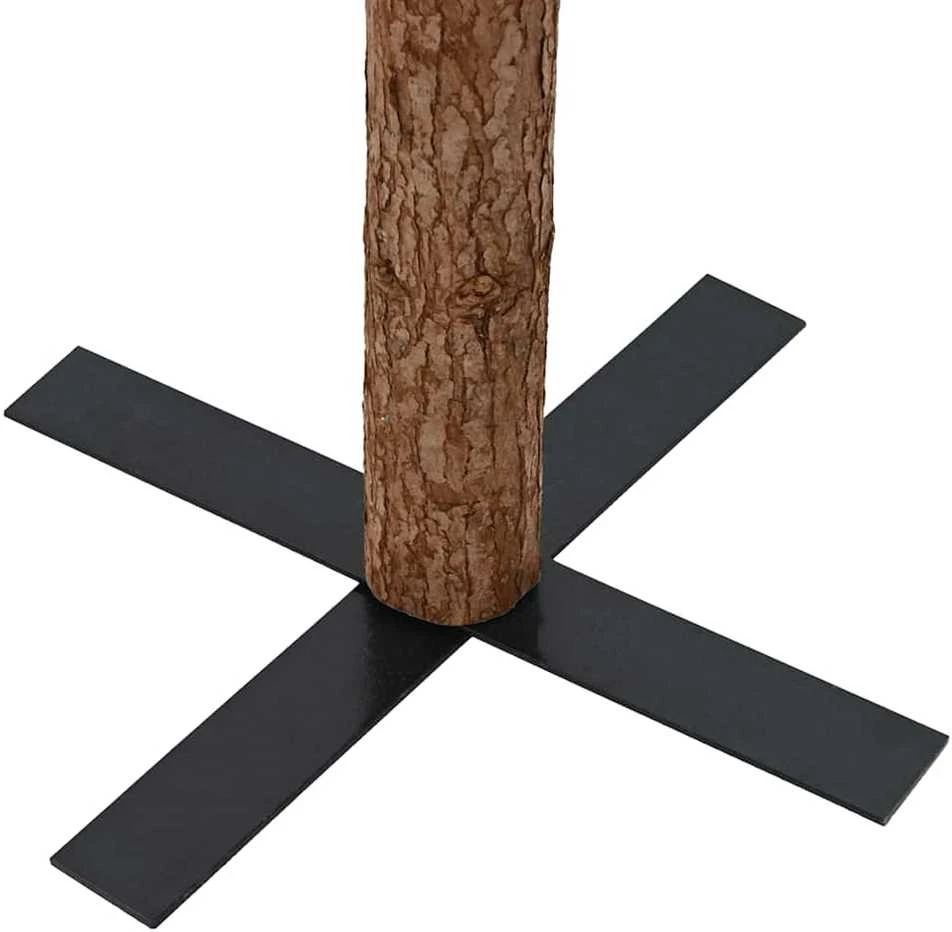 Kalėdų eglutė su kankorėžiais, žalia, 180cm, PVC ir mediena